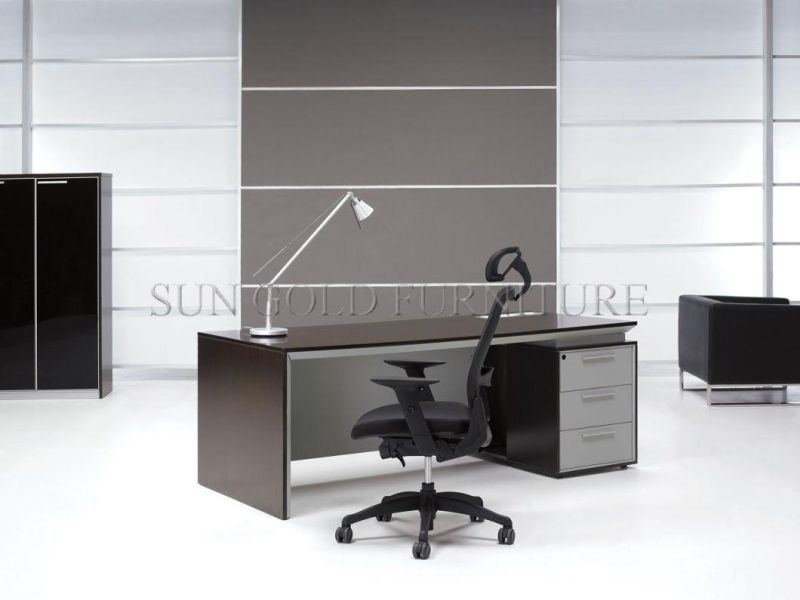 Mediterranean Blue Minimalist Design Modern Executive Manager Desk (SZ-OD201)