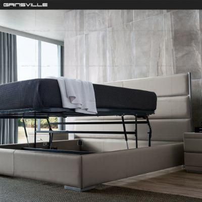 Italian Furniture Modern Bedroom Bed King Size Bed with Storage Base Gc1731