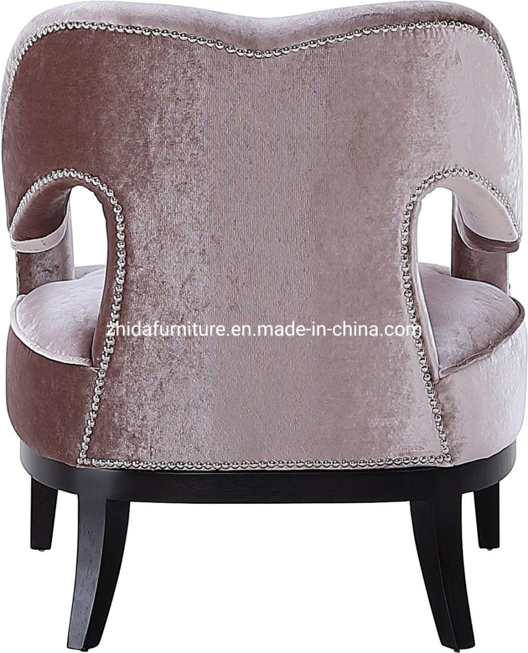 Events Furniture Restaurant Coffee Shop Amrest Velvet Chair for Hotel