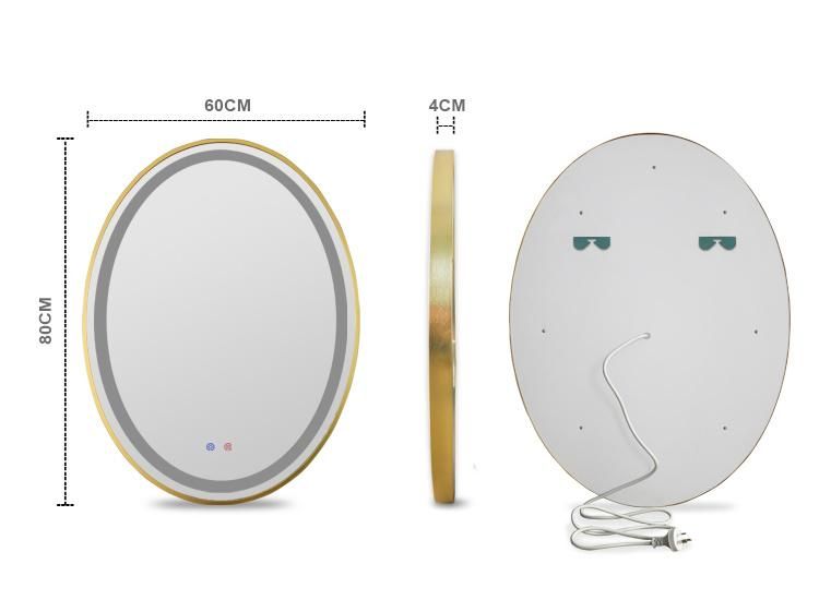 Modern LED Mirror with Defogger Design for LED Bathroom Mirror Light