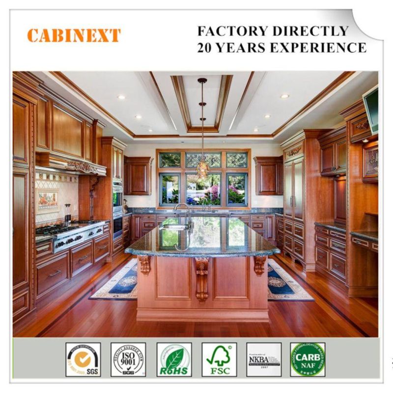 Linear Style Three Section Track Furnitures Kitchen Cabinets for Projectors