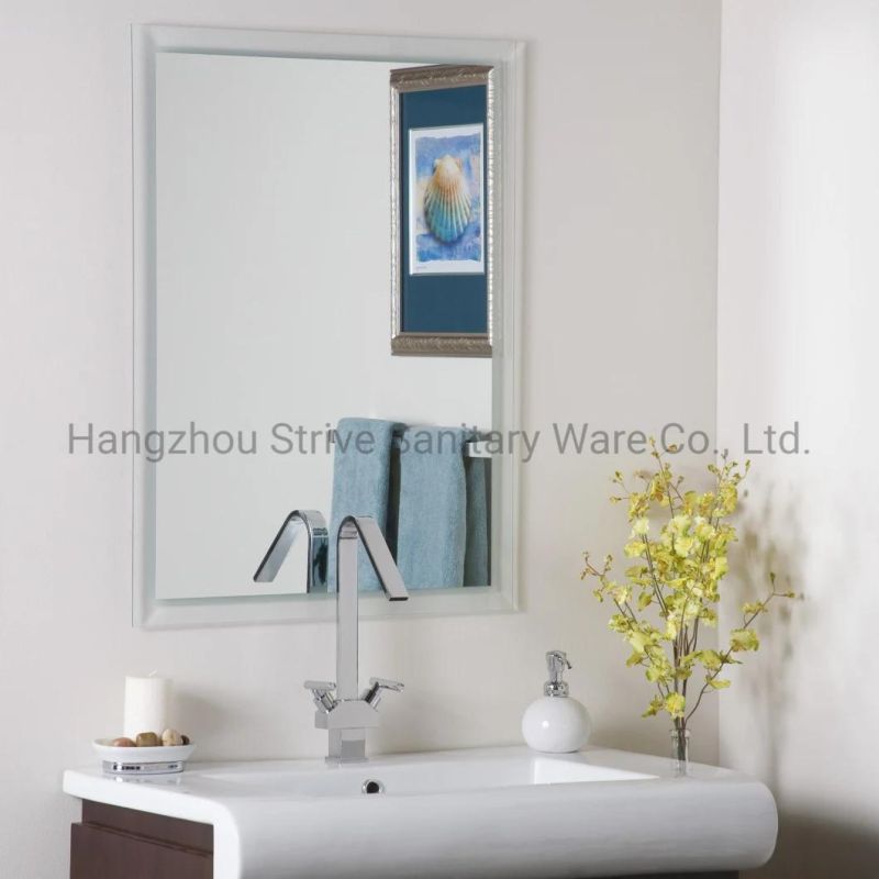 Modern Bathroom Mirror Factory Wholesale Silver Frameless Glass Wall Mirror