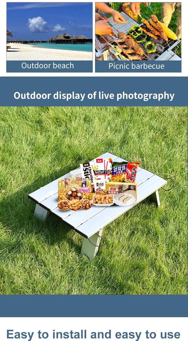 Min 15kgs Load Capacity 40*29*13cm Small BBQ Modern Mini Table Camping