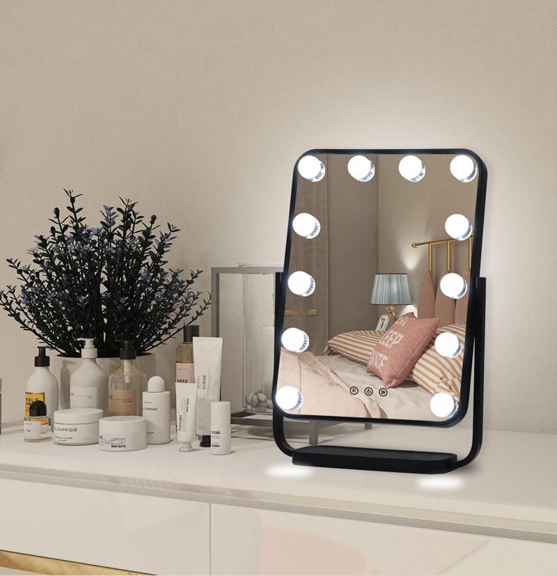 Home Product Dimmable Bulbs Table Hollywood Makeup Mirror