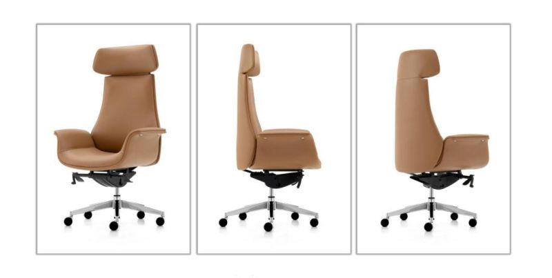 Modern Simplicity Leather Executive Office Boss Office PU Chair with Arms