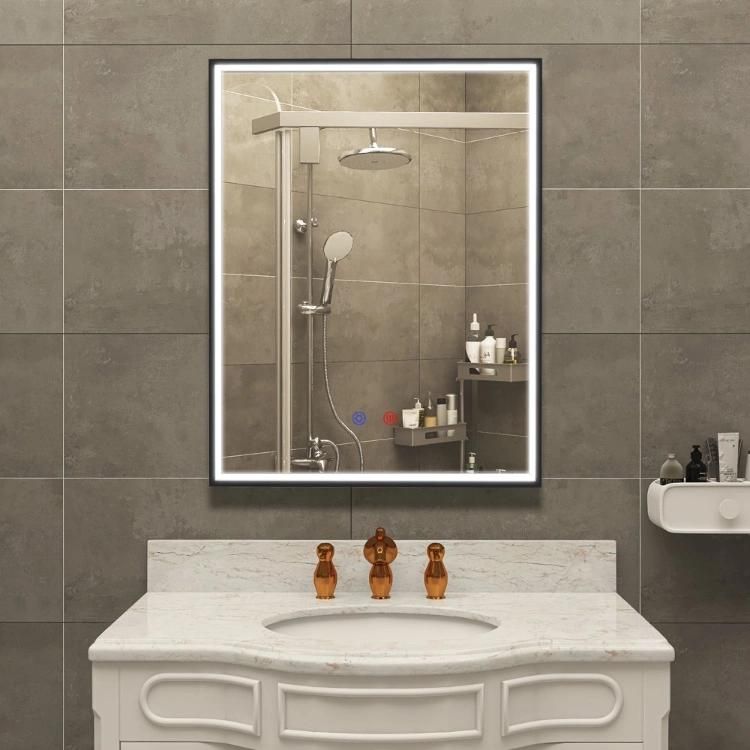 Modern Wholesale Home Hotel High Efficiency Rectangle Bathroom LED Mirror