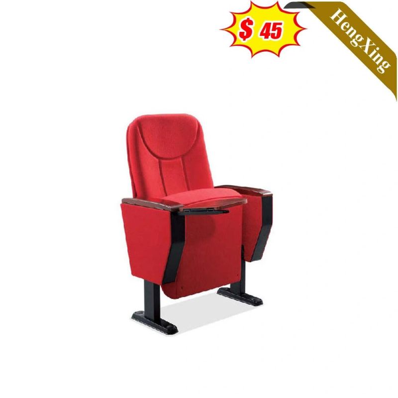 Red Color Auditorium Chair Conference Furniture Lecture University Hall Seating Chair