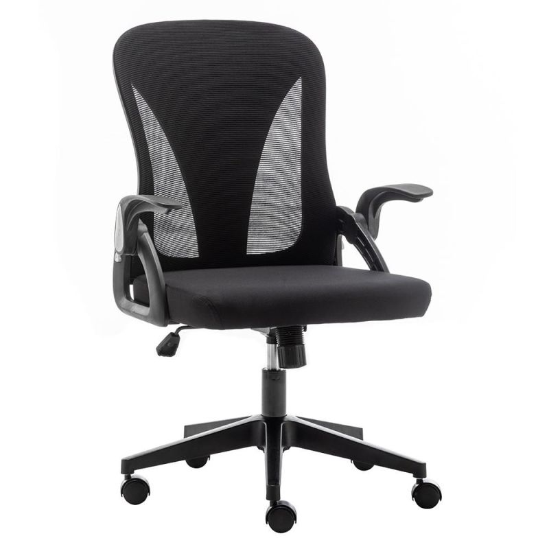 2022 New Modern Home Furniture Executive Shampoo Chairs Computer Parts Game Plastic Gaming Folding Barber Office Chair with Foldable Armrest