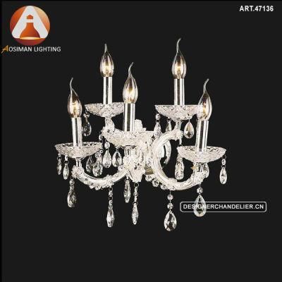 Luxurious Chrome Elegant Chandelier Crystal Light Crystal Lustres Sconce