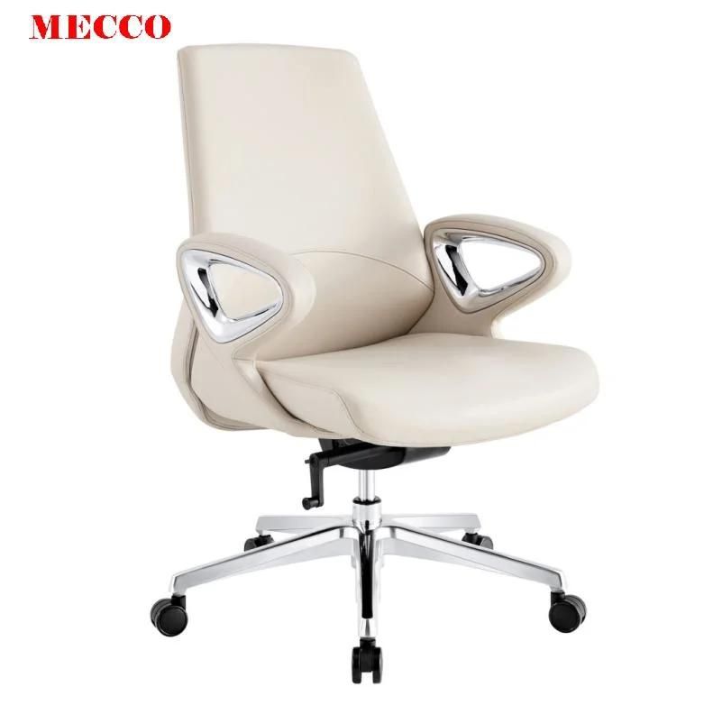 MID Back Luxury Visitor Chair High End Leather Office Chair