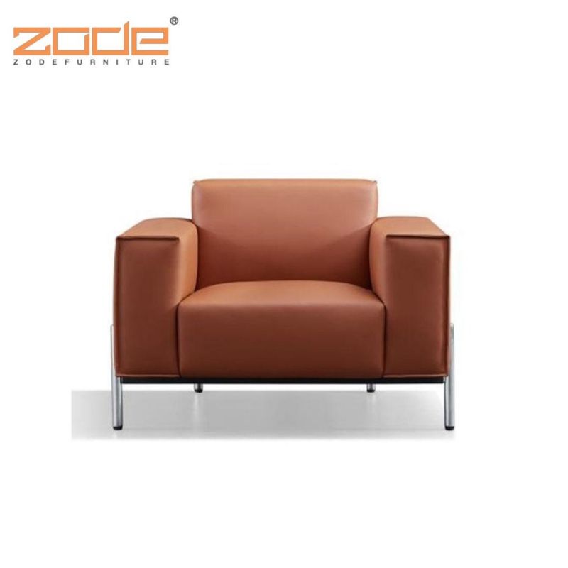 Zode Contemporary Modern Designs Room Furniture Set Leather Sofa Single Couch