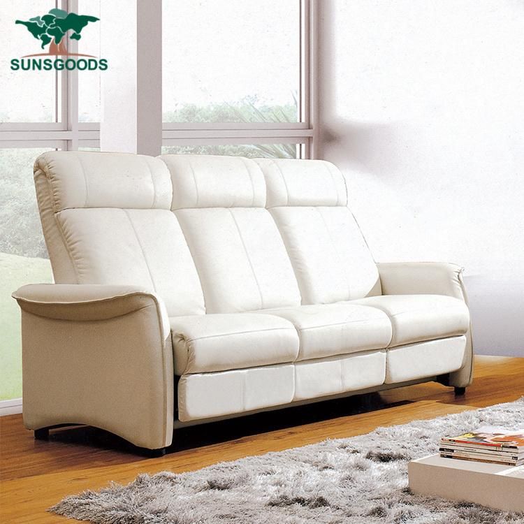 Popular Modern Style Good Quality Massage Sofa Genuine Leather Living Room Chinese Furniture