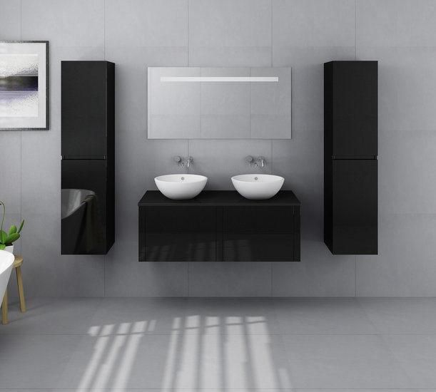 2022 Nordic Modern Light Luxury Bathroom Cabinet Wall Mounted Vanity with Double Sinks