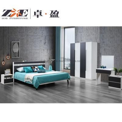 Modern Home Furniture Wholesale Design House Furniture King Size Bedroom Set with LED Light