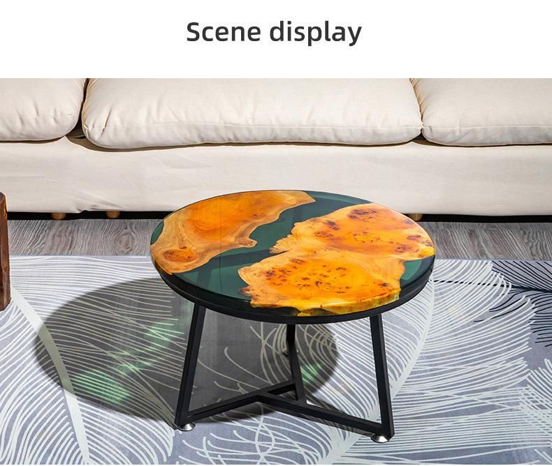 Wholesale Modern Design Epoxy Resin Round River Table