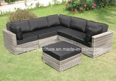 New Arrival PE Rattan Outdoor Sofa Table Set Furniture