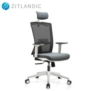 Metal Furniture Executive Chair with Armrest and Luxury Headrest for Training