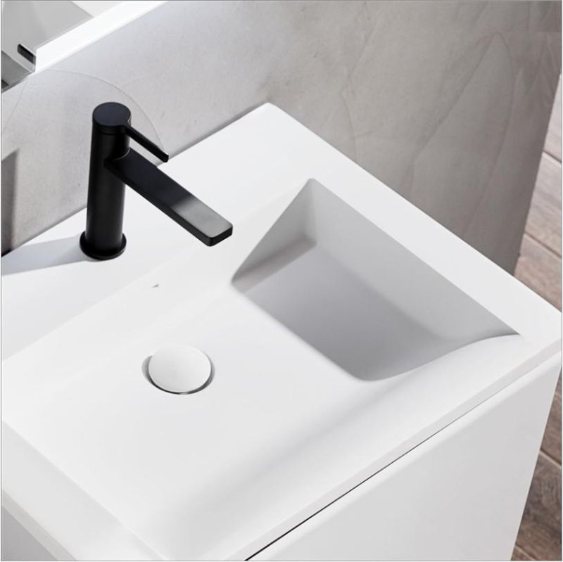 Luxury Bathroom Cabinet Modern Solid Wood Basin Bathroom Vanity