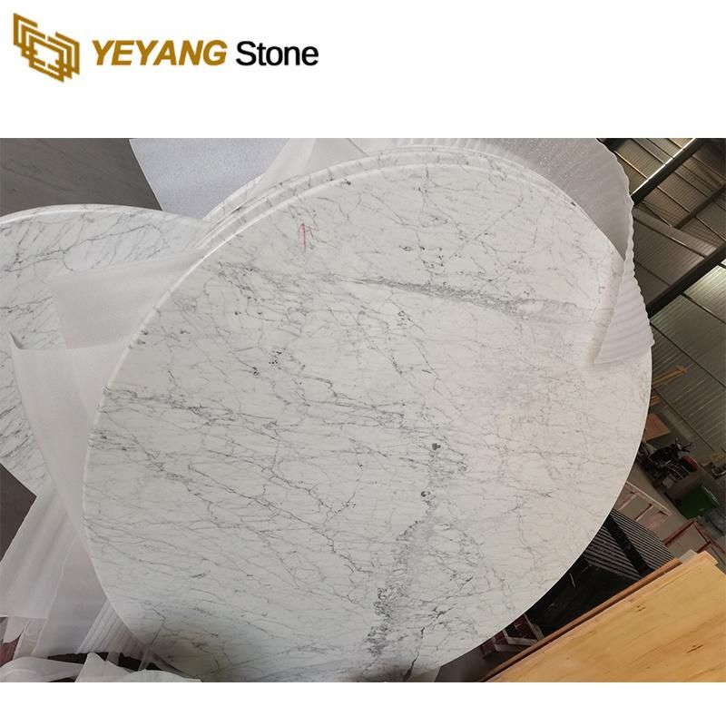 Granite/Marble Countertop/Table/Round Dining/Table White/Black/Grey Hotel/Project Customed Marble Design