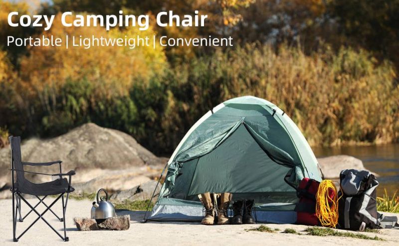 Camping Chairs 2packs Outdoor Chairs Foldable Portable Lawn Chair Ultra-Light Easy to Carry Fishing