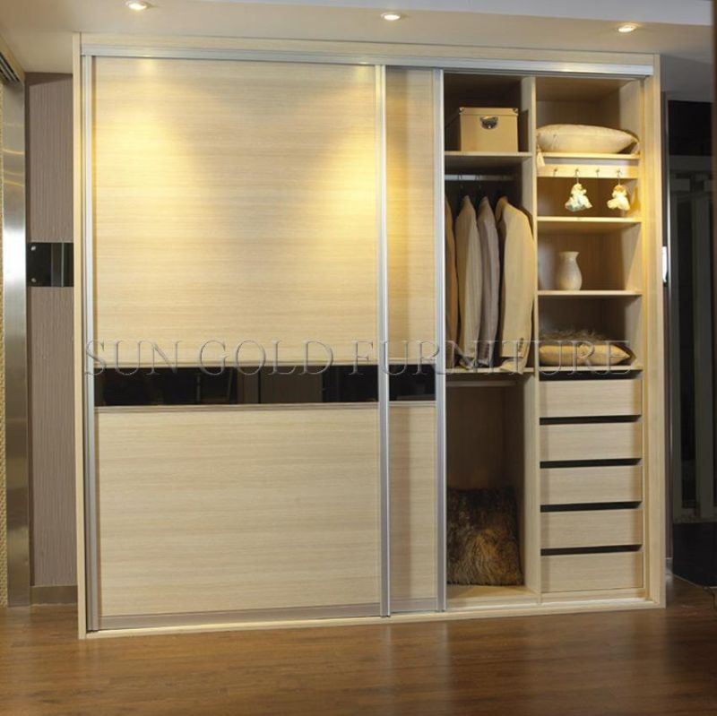 China Supply Fashion Modern Home Sliding Door Wardrobe (SZ-SW010)