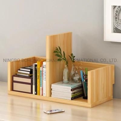 Wooden Desk Organizer Bookcase Bookshelf