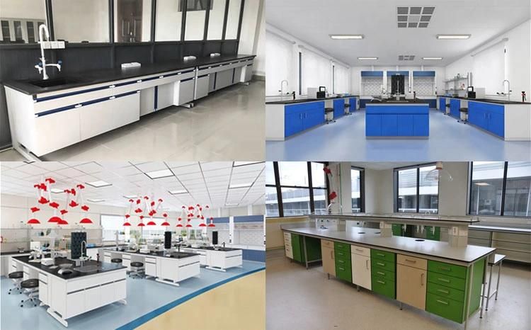 Factory Direct Sale Hospital Steel Lab Equipment Island Lab Bench, Fashion Physical Steel Lab Furniture