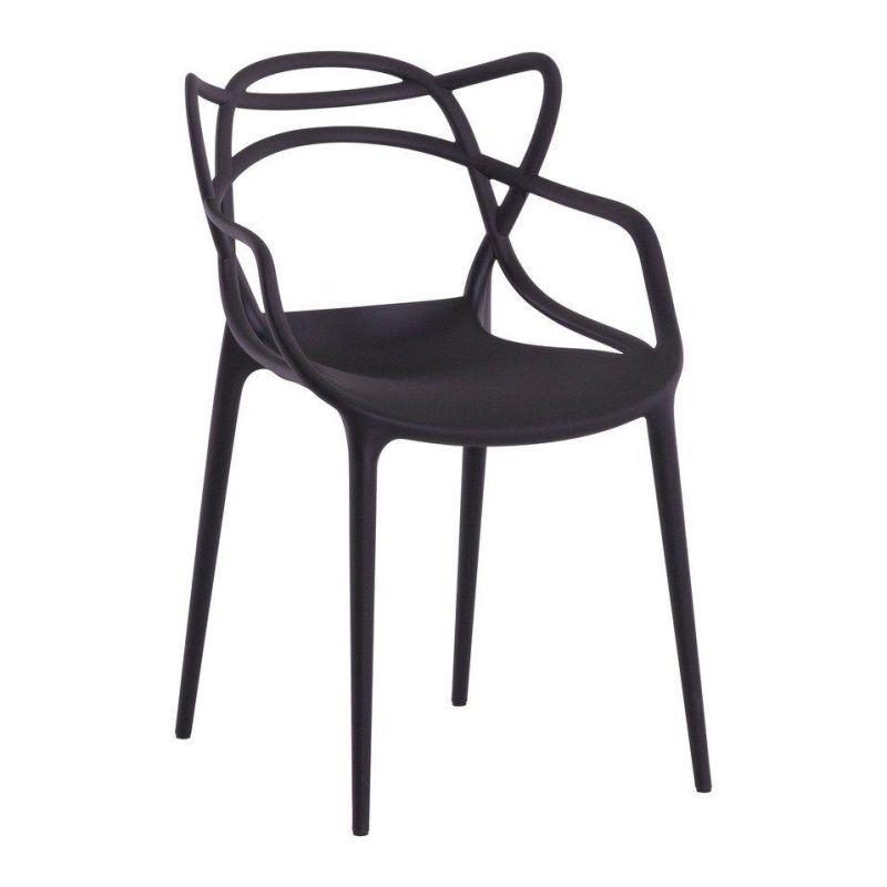 Factory Price Modern Chairs White PP Plastic Dining Chair Home Furniture Chair for Dining Room