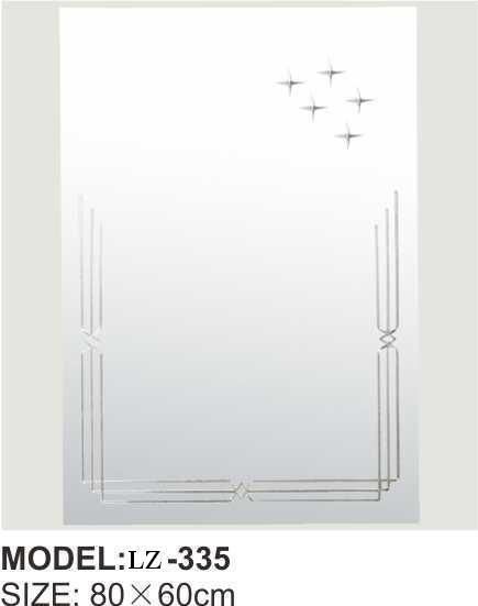 High Quality Rectangle Frameless Bathroom Mirrors (LZ-0047)