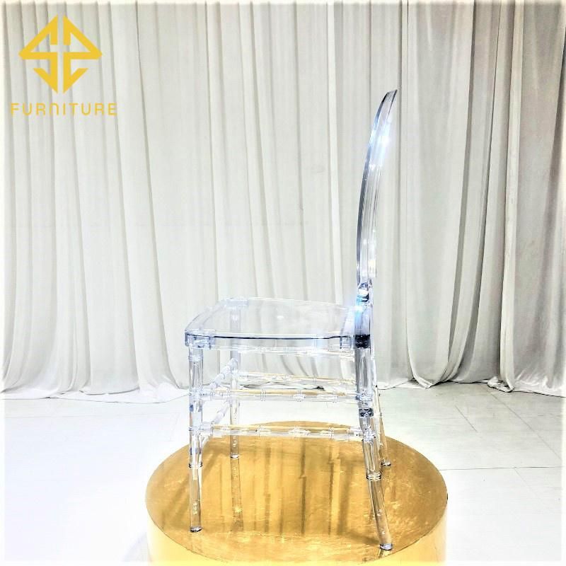 Sawa Unqiue Oval Back Design Plastic Tiffany Chairs for Event Wedding Banquet