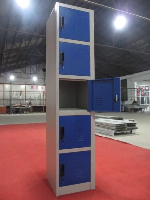 Modern Vertical Locker Student Wardrobe Office Steel Storage Locker Gym Locker