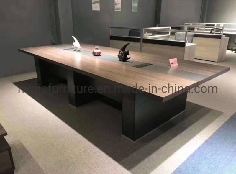 (M-CT372) Big Office Cofference Table Furniture in Stock with Bottom Cabinet