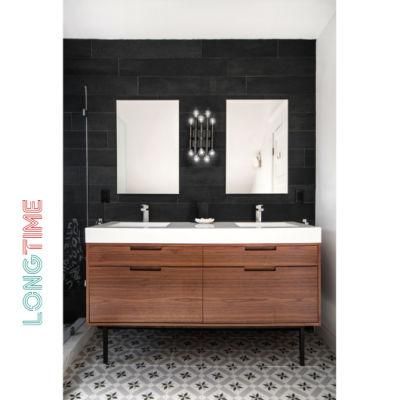 Modern Simple Solid Wood Toilet Bathroom Cabinet