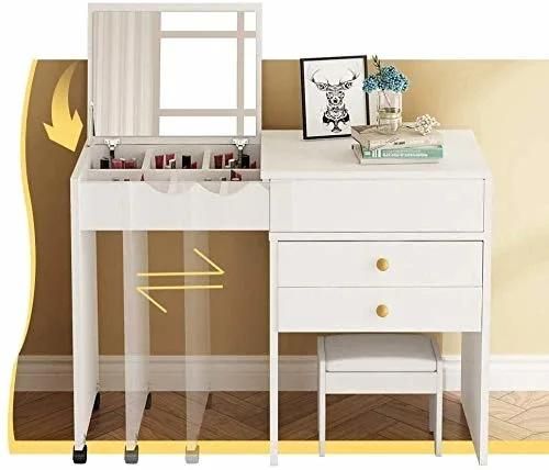 Simple Yet Stylish Makeup Dresser for Bedroom