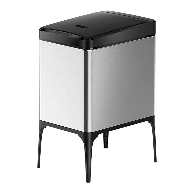 22L Modern Dust Bin Gold Builtin Kitchen Trash Can