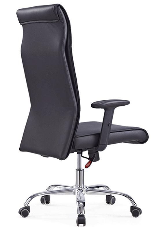 Modern Leather Meeting Furniture Adjustable Armrest CEO Boss Ergonomic Swivel Office Executive Chair