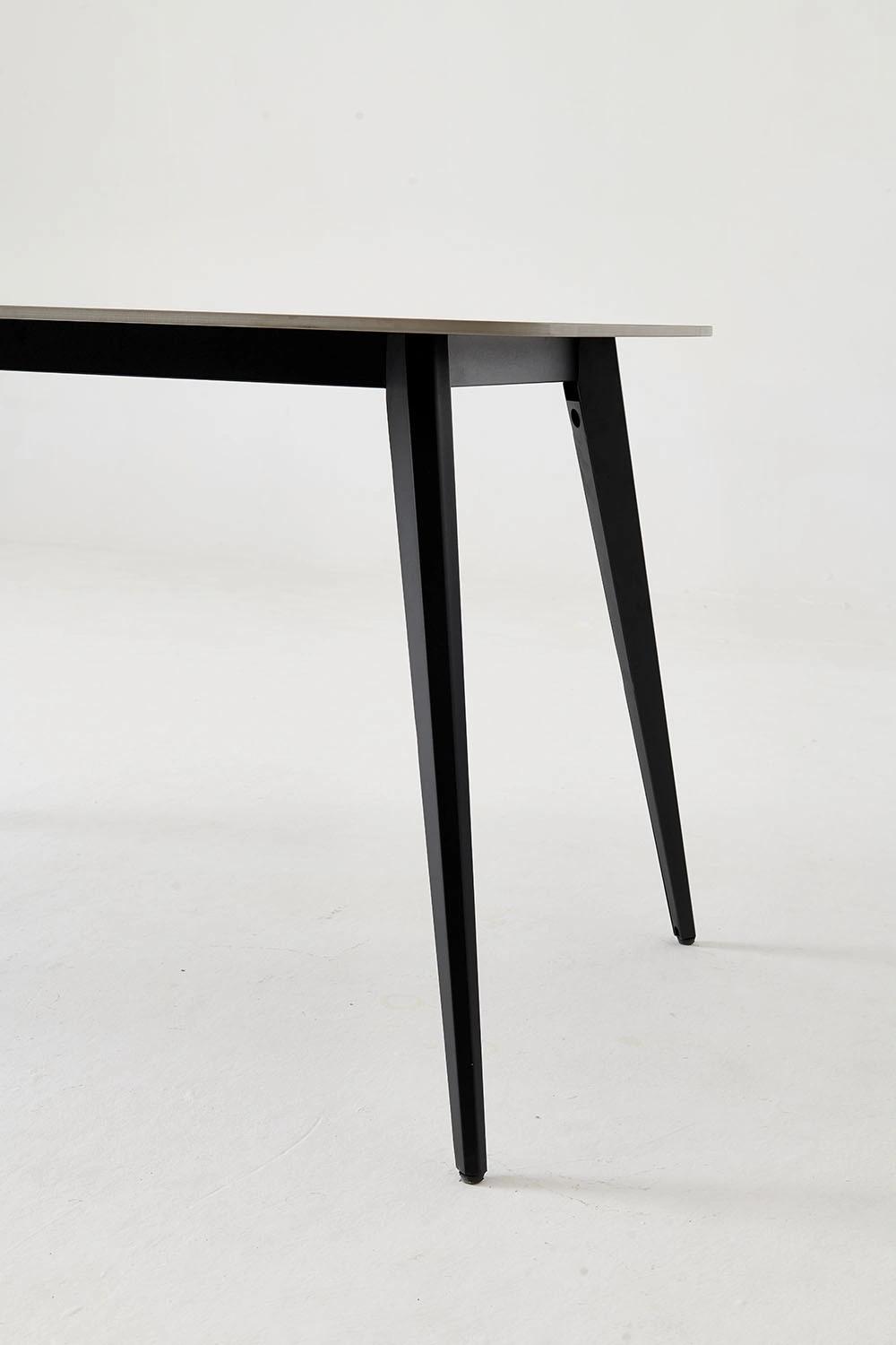 High Quality Carbon Steel Legs Pandora Marble Office Table