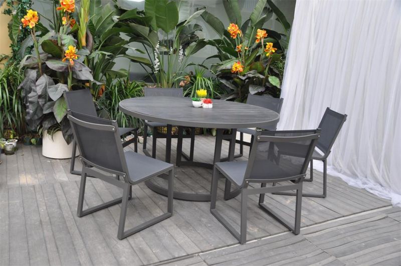 High Quality Custom Leisure Home Modern Cast Aluminium Modern Patio Garden Dining Furniture