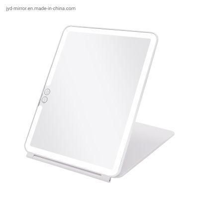 Portable Handheld Travel Makeup Mirror with LED Light