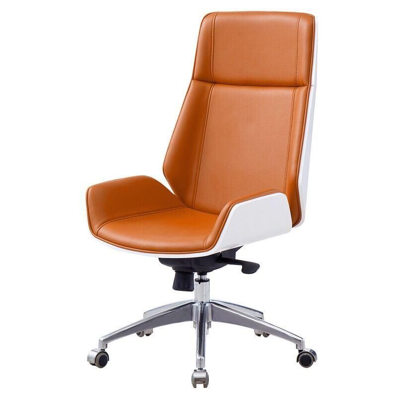 Foshan Modern Solid Wood Geninue Leather Manager Office Chair Boss Chair