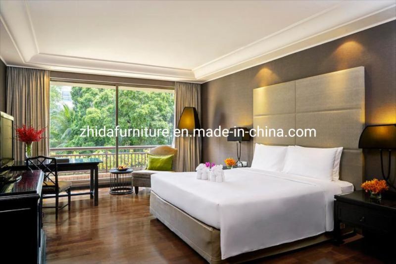 Foshan Factory Customization Modern Simple Ash Solidwood Hotel Furniture