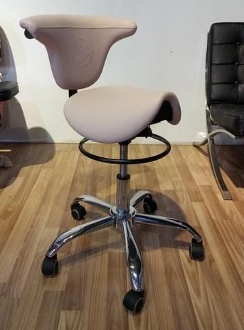 Hot Sell Ergonomic Adjustable Saddle Seat Stool Office Chair with Backrest