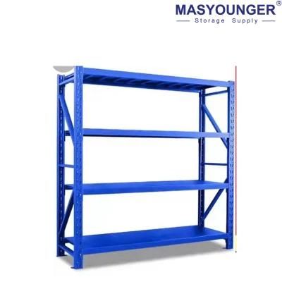 Heavy Duty Cold-Rolled Steel Warehouse Rack Storage Goods Shelf