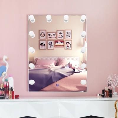 Wall Lighted Touch Sensor LED Mirror for Star Makeup