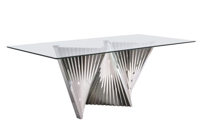 Stylish Design Dining Table Marble or Glass Top