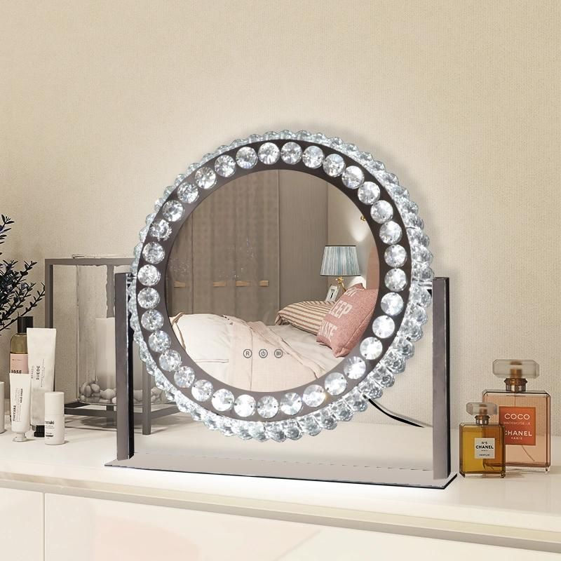 Factory LED Crystal Vanity Mirror with Light for Makeup