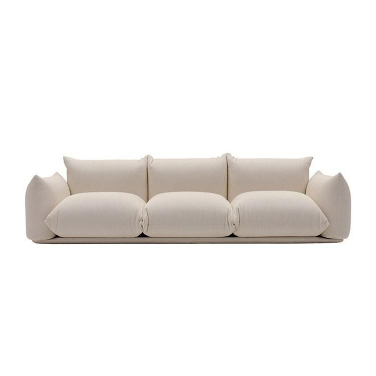 Modern European Style Upholstered Leisure Sofa Fabric Couch Home Living Room Sofas