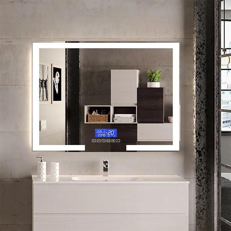 China Supplier of Hotel Smart Mirror Bathroom LED Wall Mounted Mirror with Touch Switch