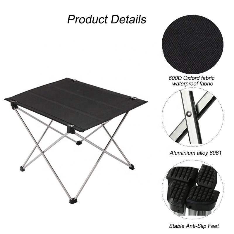 Portable Lightweight Aluminum Folding Camping Table