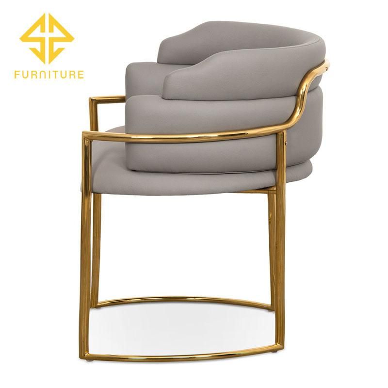 Wholesale Luxury Modern Stainless Steel Frame Hotel Bar Stool